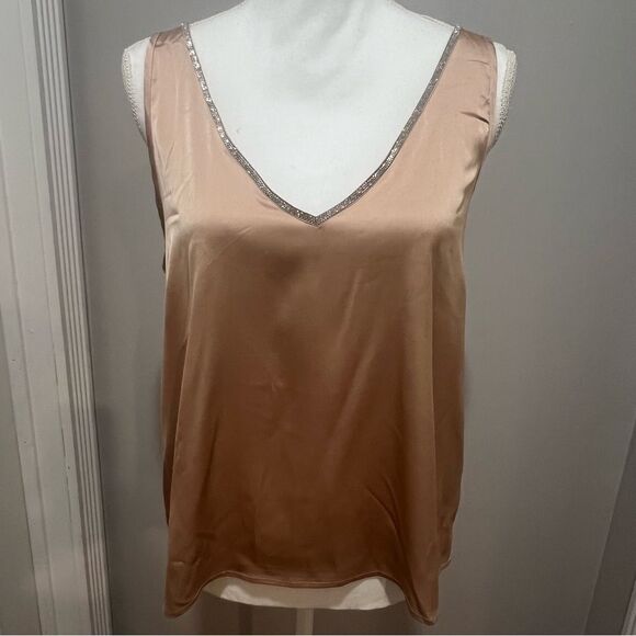 NWT Generation Love Women's Christie Crystal Tank
XL Latte Embellished - Picture 7 of 13